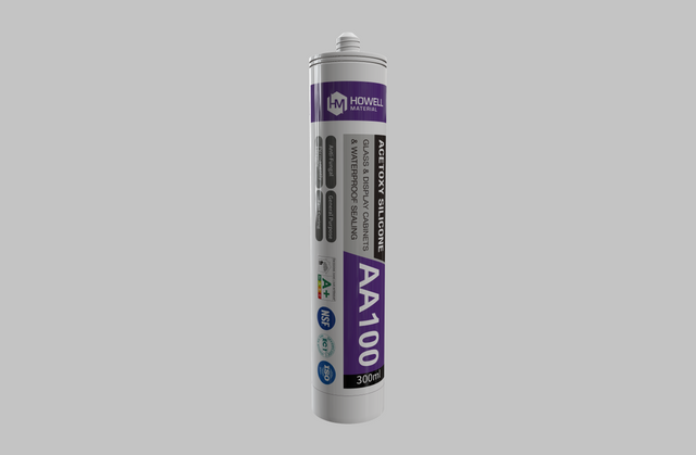 100% силиконовый высокопроизводительный герметик Acetoxy Cure, ультра-ячечный, черный